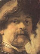 REMBRANDT Harmenszoon van Rijn Details of The Standard-earer (mk33) oil on canvas